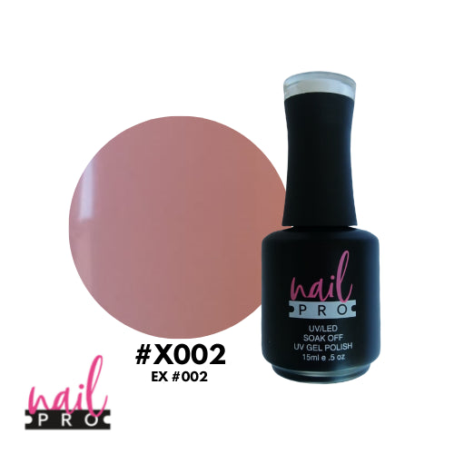 NAIL PRO Esmalte Permanente X002 (ex002) Rosa Traslucido