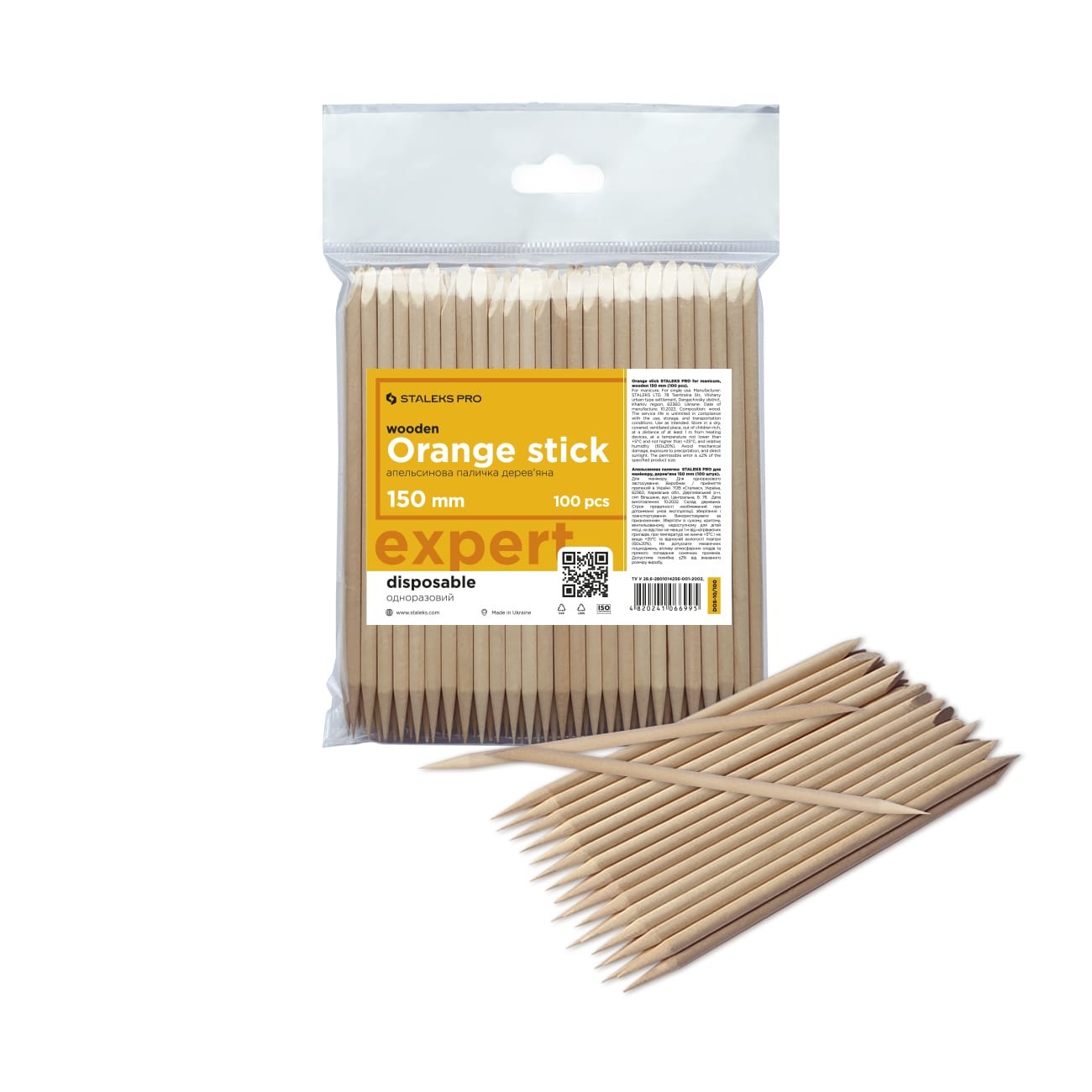 Palitos De Naranjo 100ud 150mm Staleks