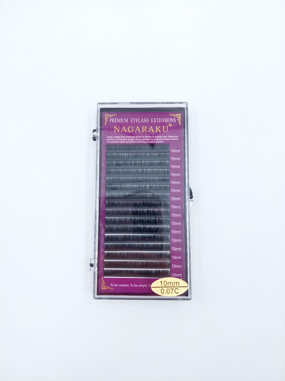 Pestañas Nagaraku 10mm 0.07C
