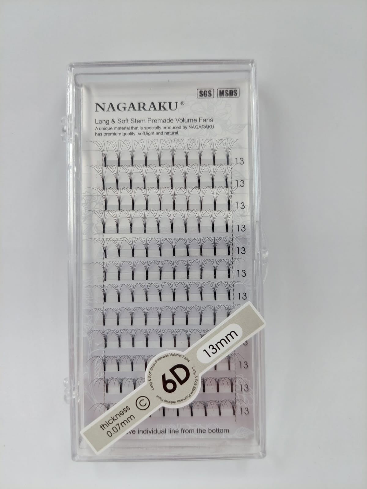 Pestañas racimo Nagaraku 13mm 0.07C