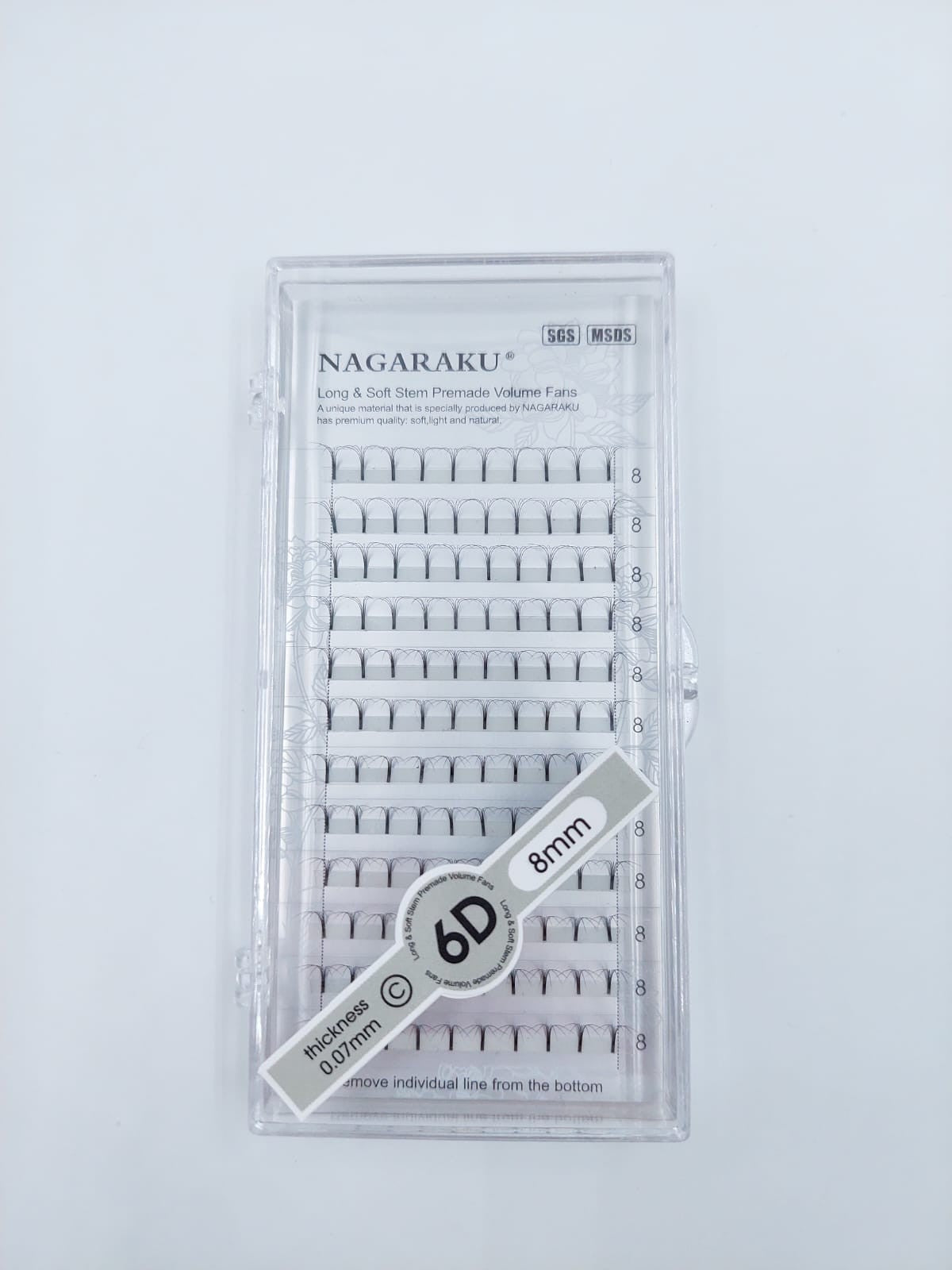 Pestañas racimo Nagaraku 8mm 0.07C