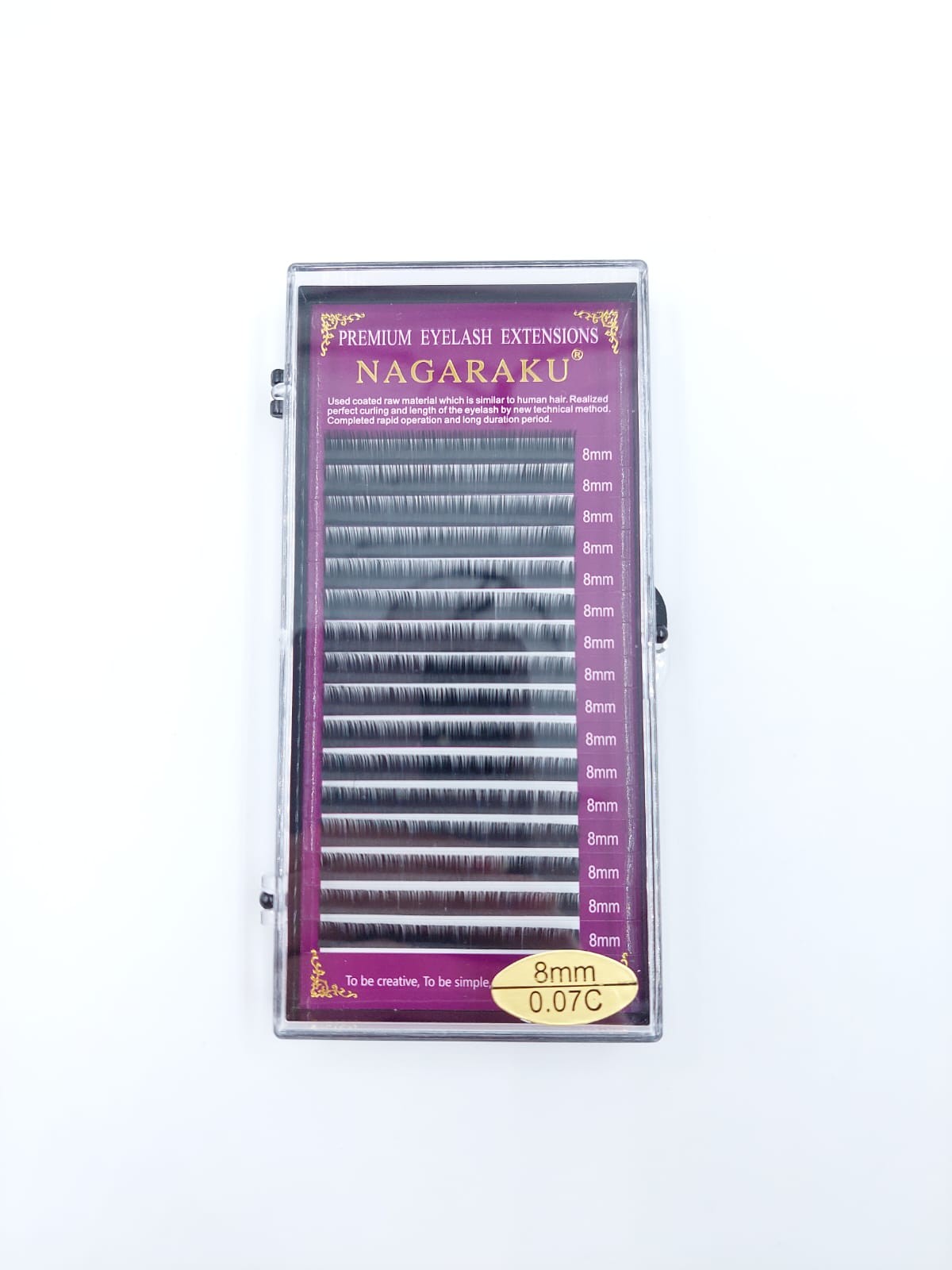 Pestañas Nagaraku 8mm 0.07C