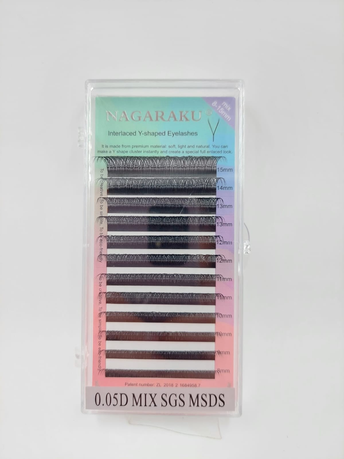 Pestañas Nagaraku Fibras Tecnologicas MIX 0.05D