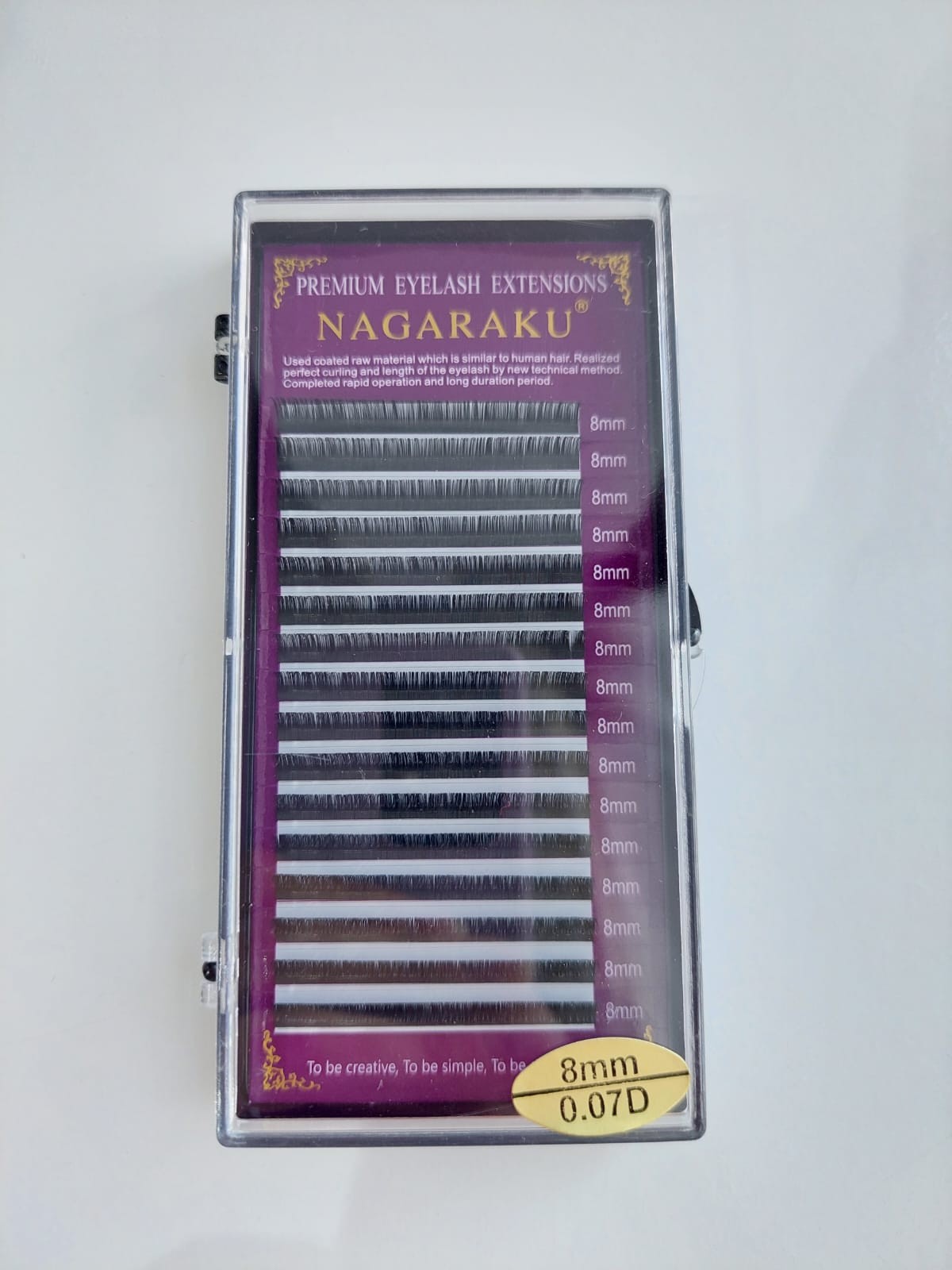 Pestañas Nagaraku 8mm 0.07D