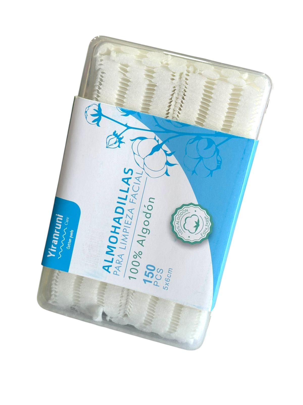 Petalos de Limpieza Facial Algodon 150ud