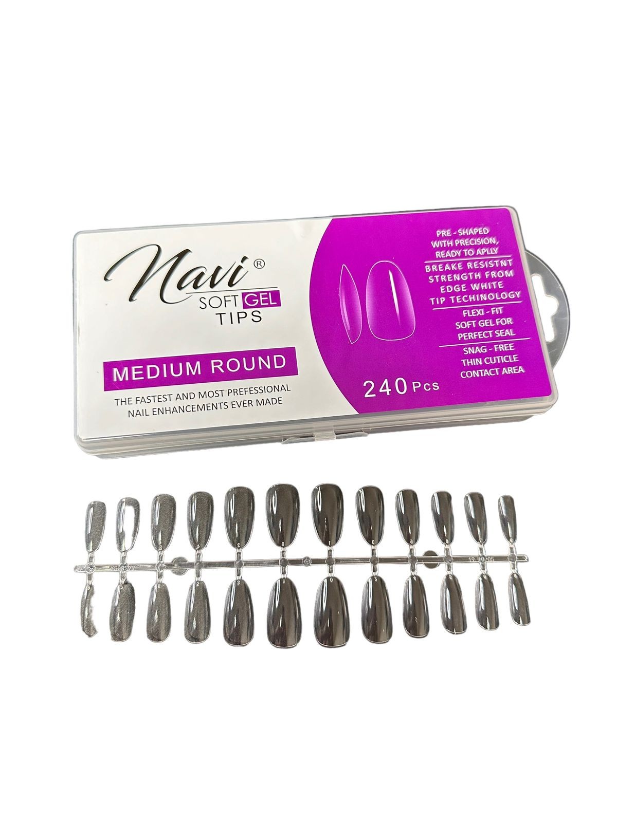 Soft Gel Medium Round 240ud Navi