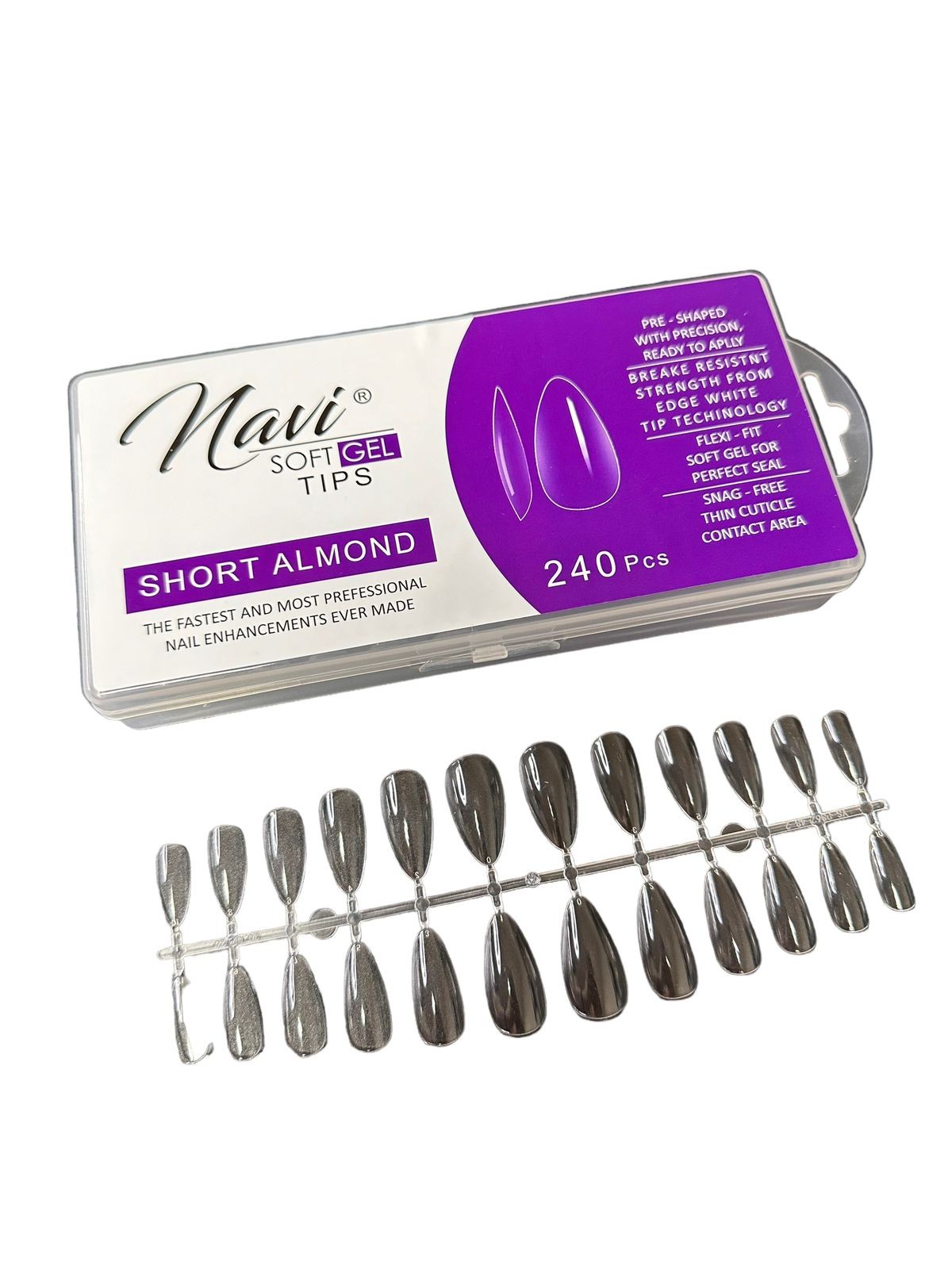 Soft Gel Short Almond 240ud  Navi