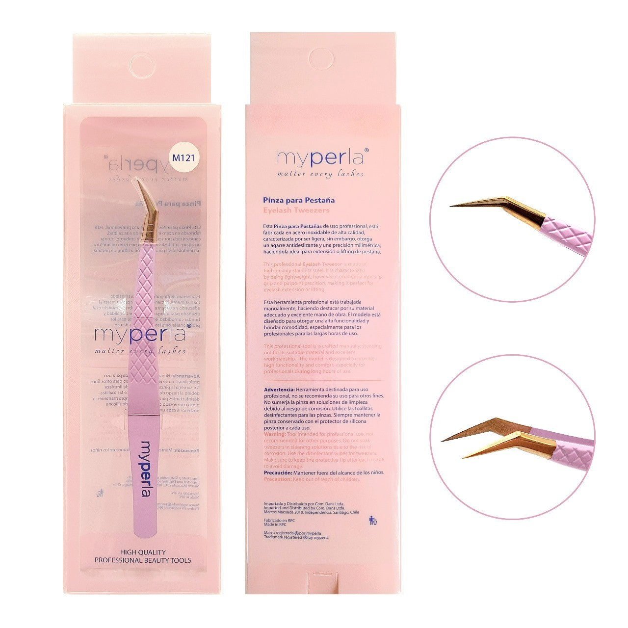 Pinza Rosada M121 My Perla