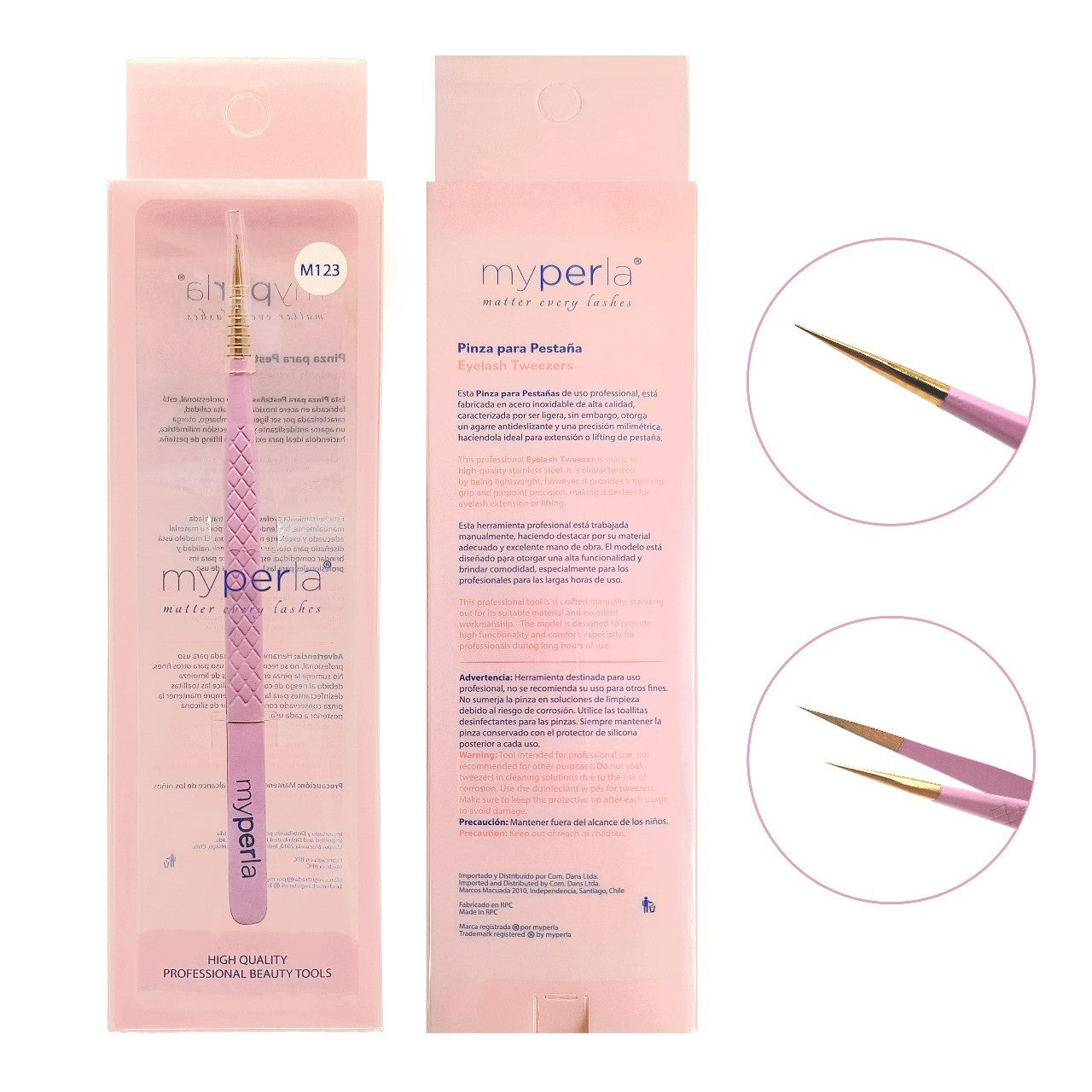 Pinza Rosada M123 My Perla