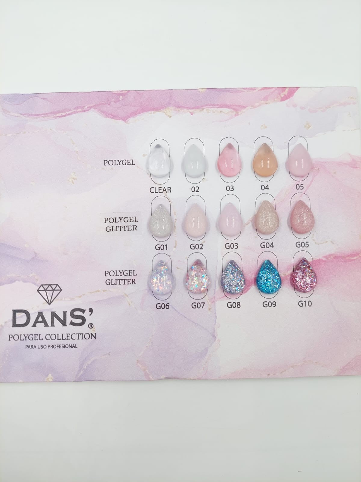 Polygel Glitter 02 30gr Dans