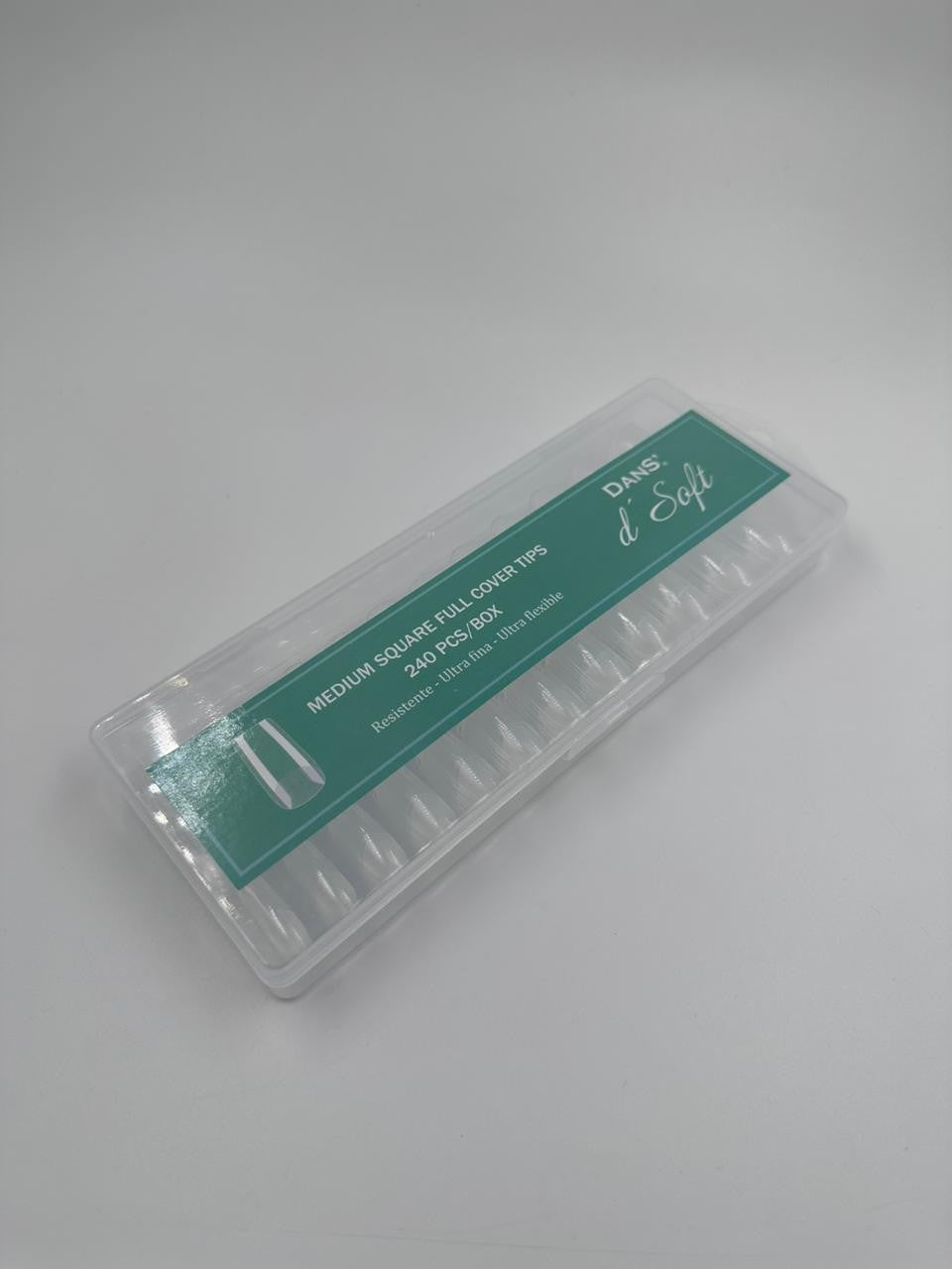 Tips Soft Gel Medium Square 240ud Dans