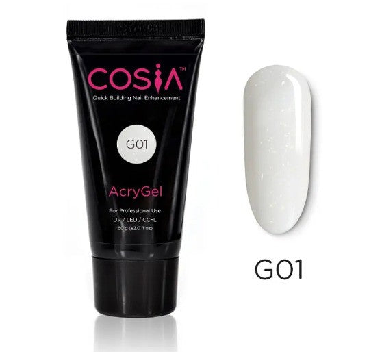 polygel glitter 001 60gr Cosia