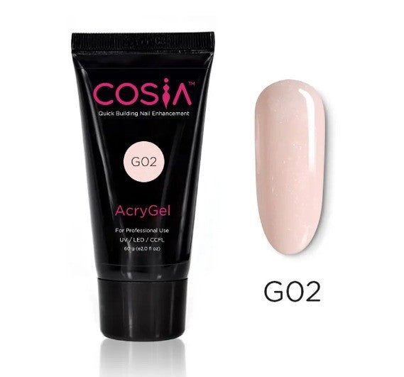 Polygel glitter 002 60gr Cosia