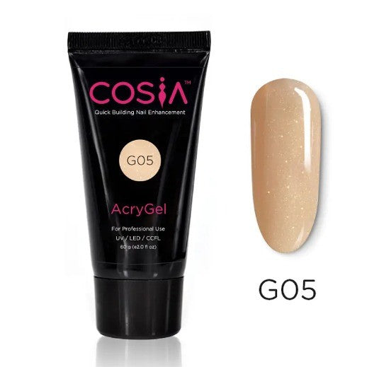 Polygel glitter 005 60gr Cosia