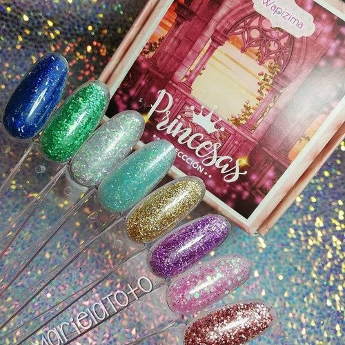 Colección Polimeros Princesas 8ud Wapizima