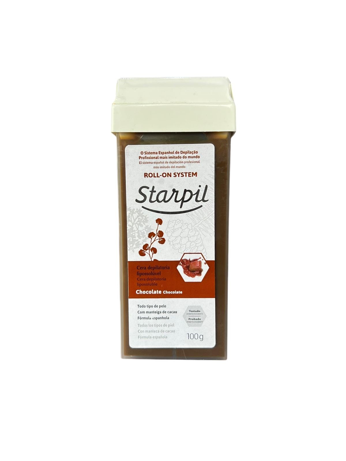 Cera Roll On Chocolate 100g Starpil