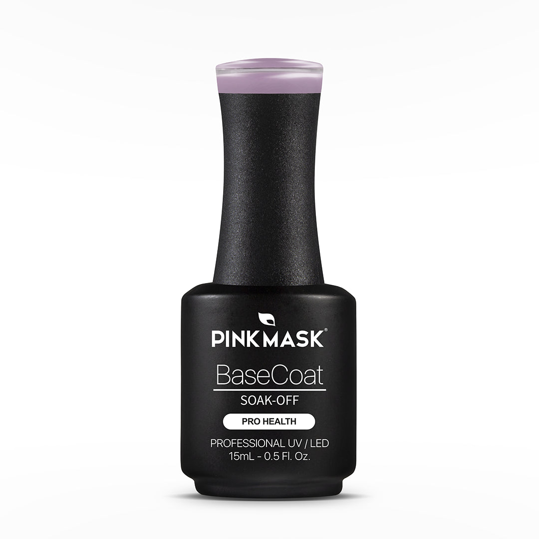 Rubber Base Coat Misty Lilac Pink Mask