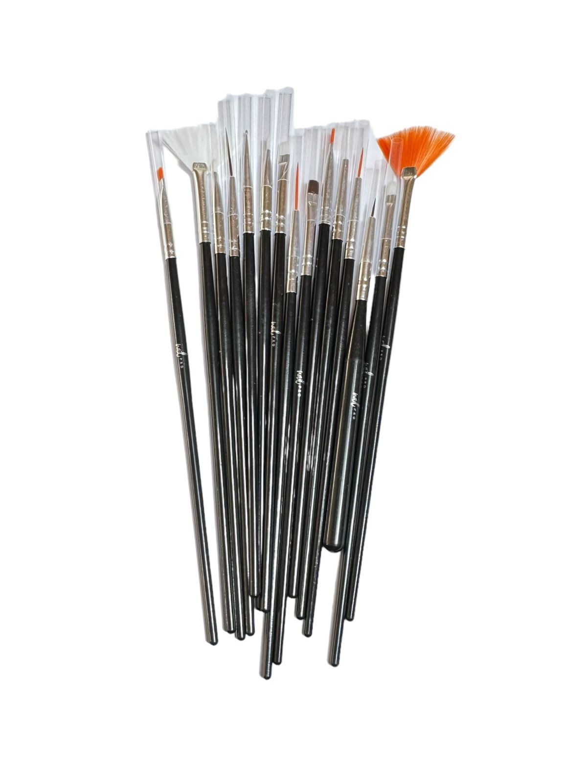 Set 15 pinceles Nail Pro