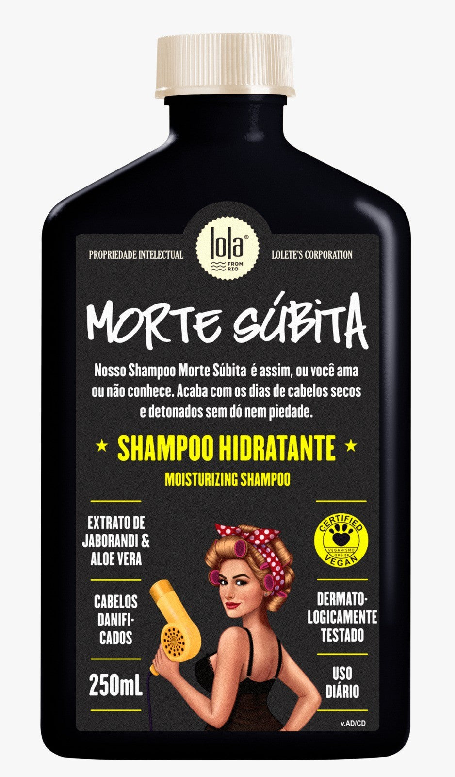 Shampoo Hidratante Muerte Subita 250ml Lola Cosmetics
