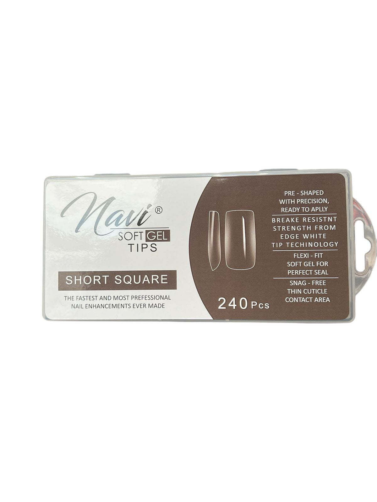 Soft Gel Short Square 240ud  Navi