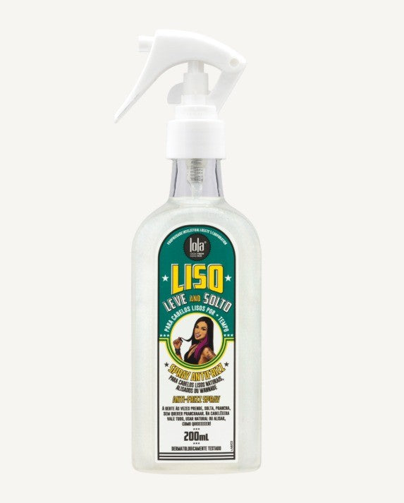 Spray Antifrizz Liso, Leve and Solto 200ml Lola Cosmetics