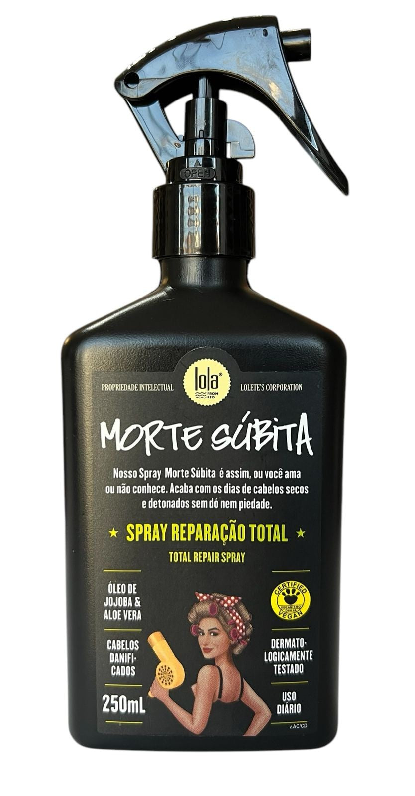 Spray Reparación Total Muerte Subita 250ml Lola Cosmetics