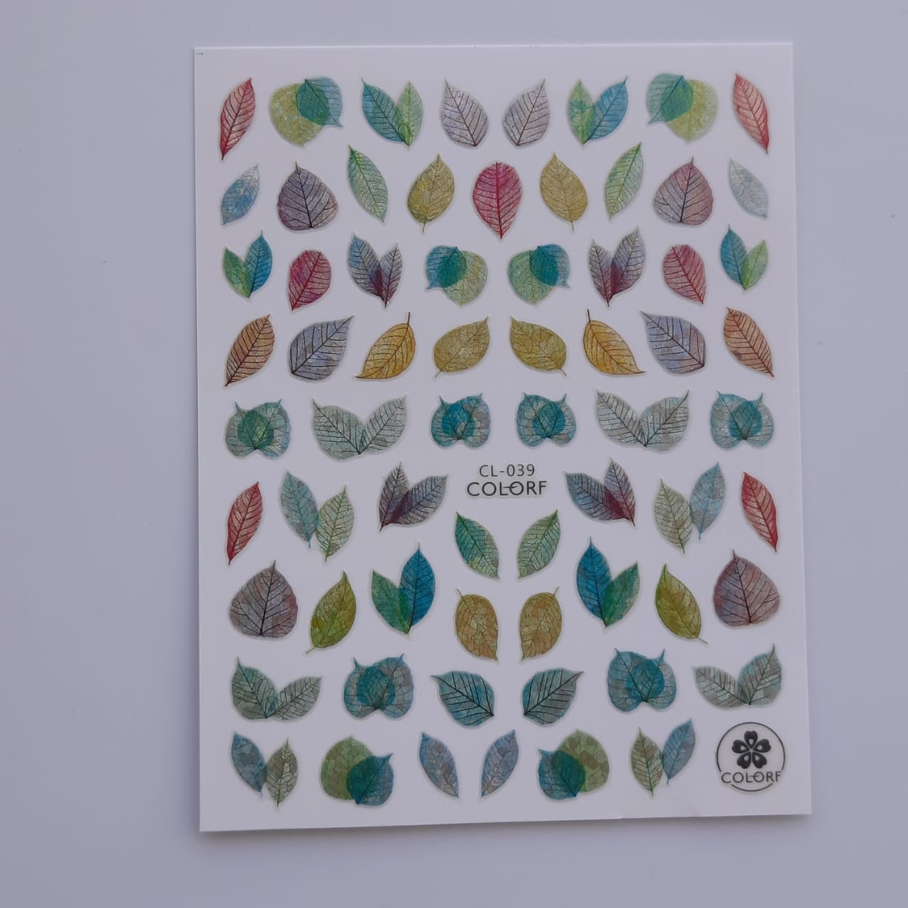 Stickers hojas metalicas 39