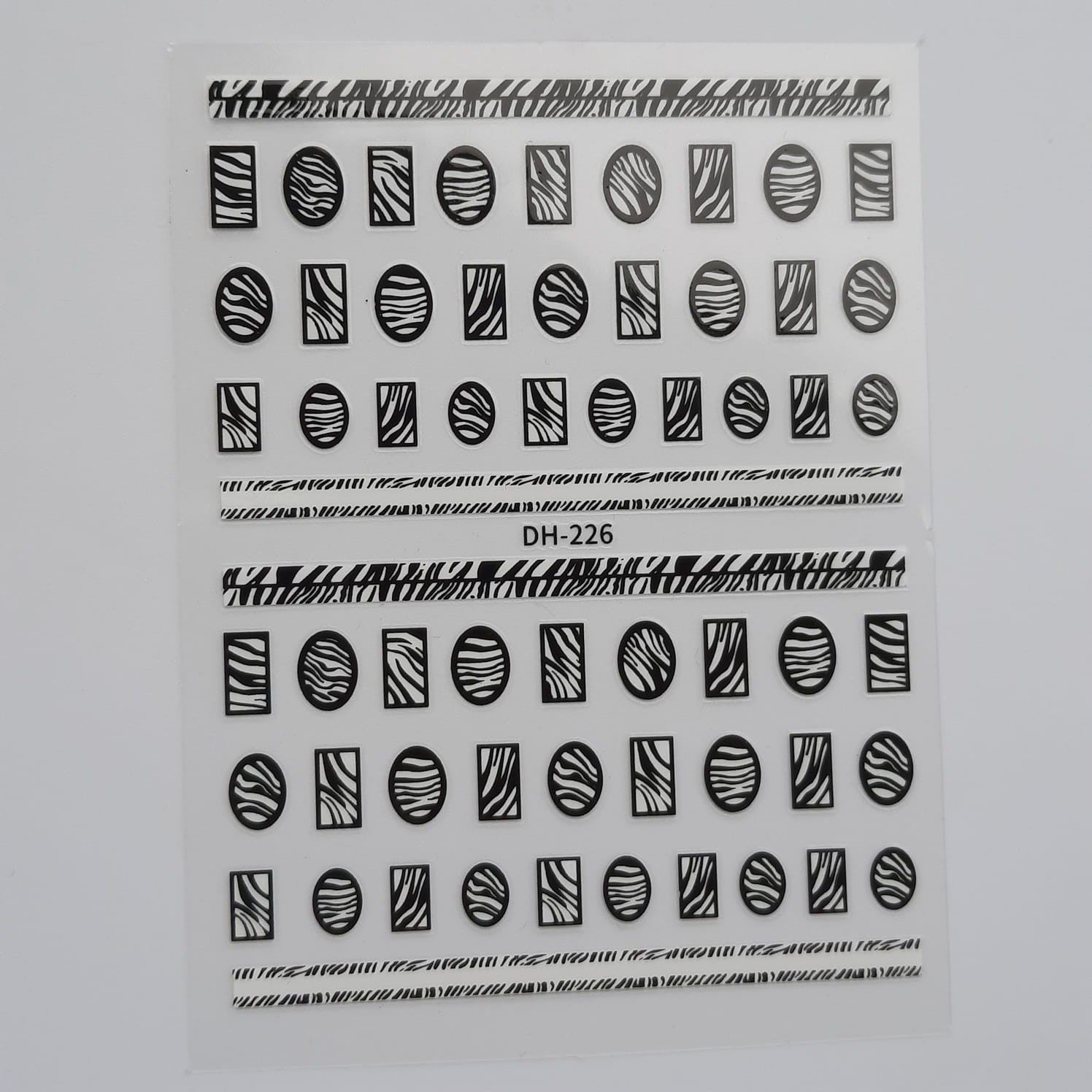 Sticker animal print cebra