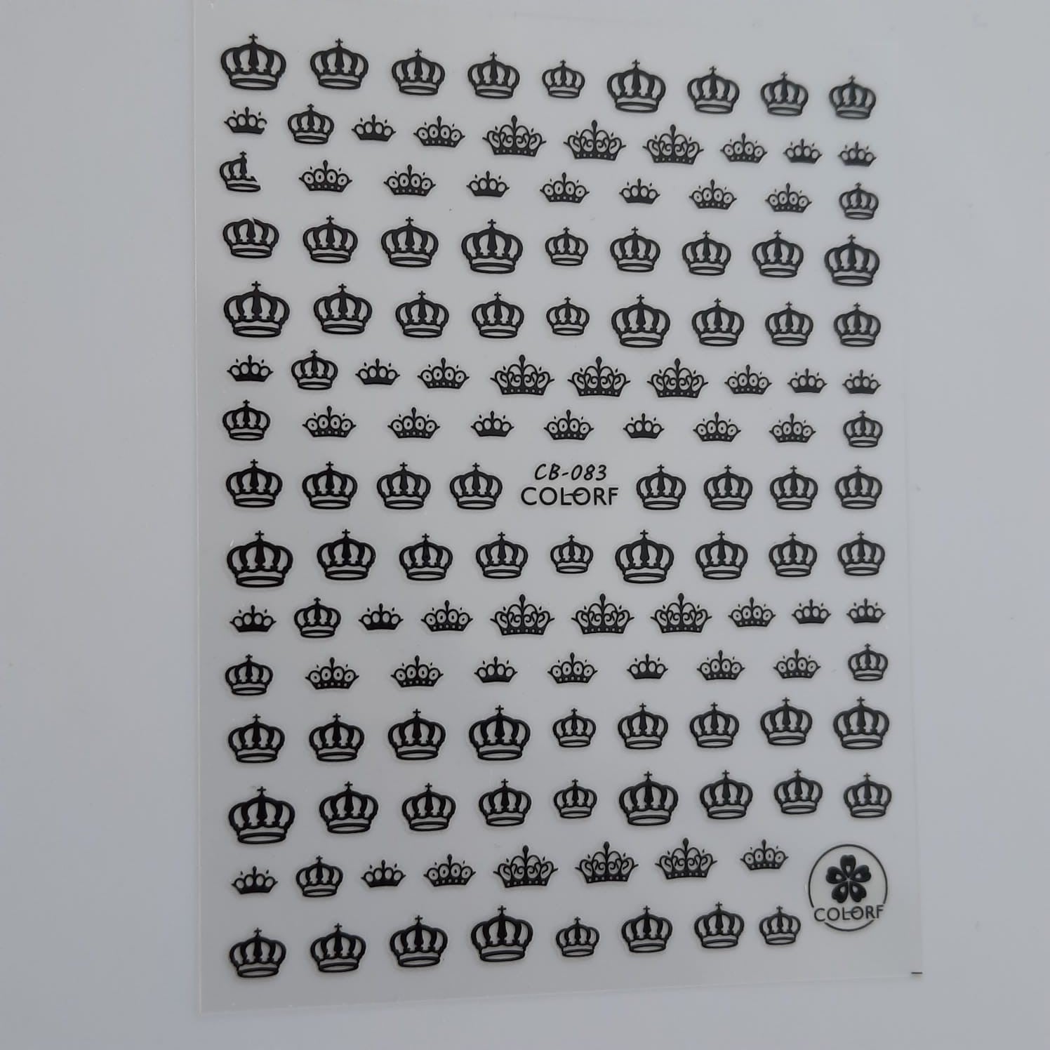 Sticker coronas negras