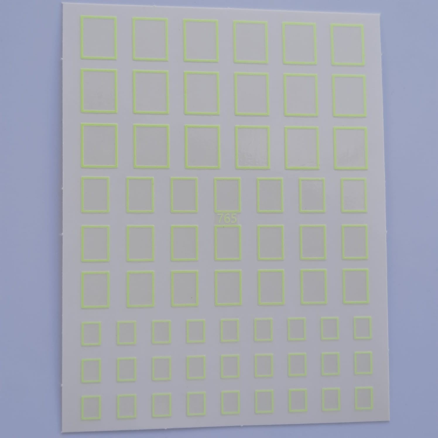 Sticker cuadrados amarillos He&Do