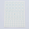 Sticker cuadrados celestes He&Do