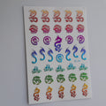 Sticker dragon 8