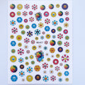 Sticker flores felices 1