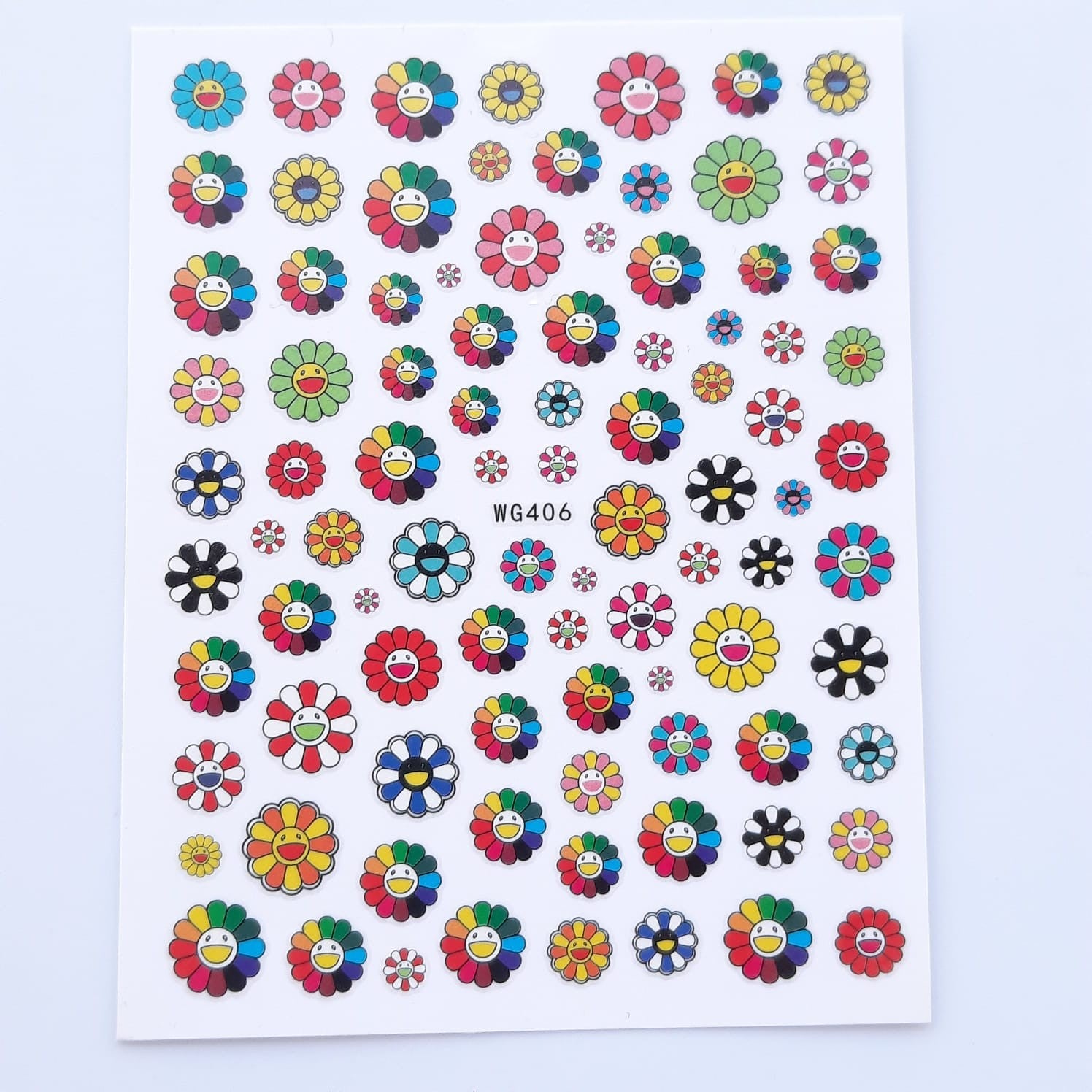 Sticker flores felices 2