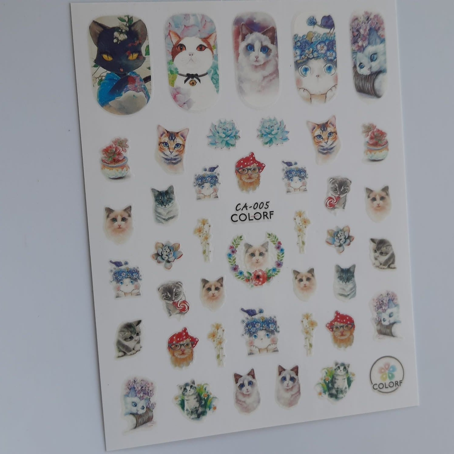 Sticker gatitos kawaii