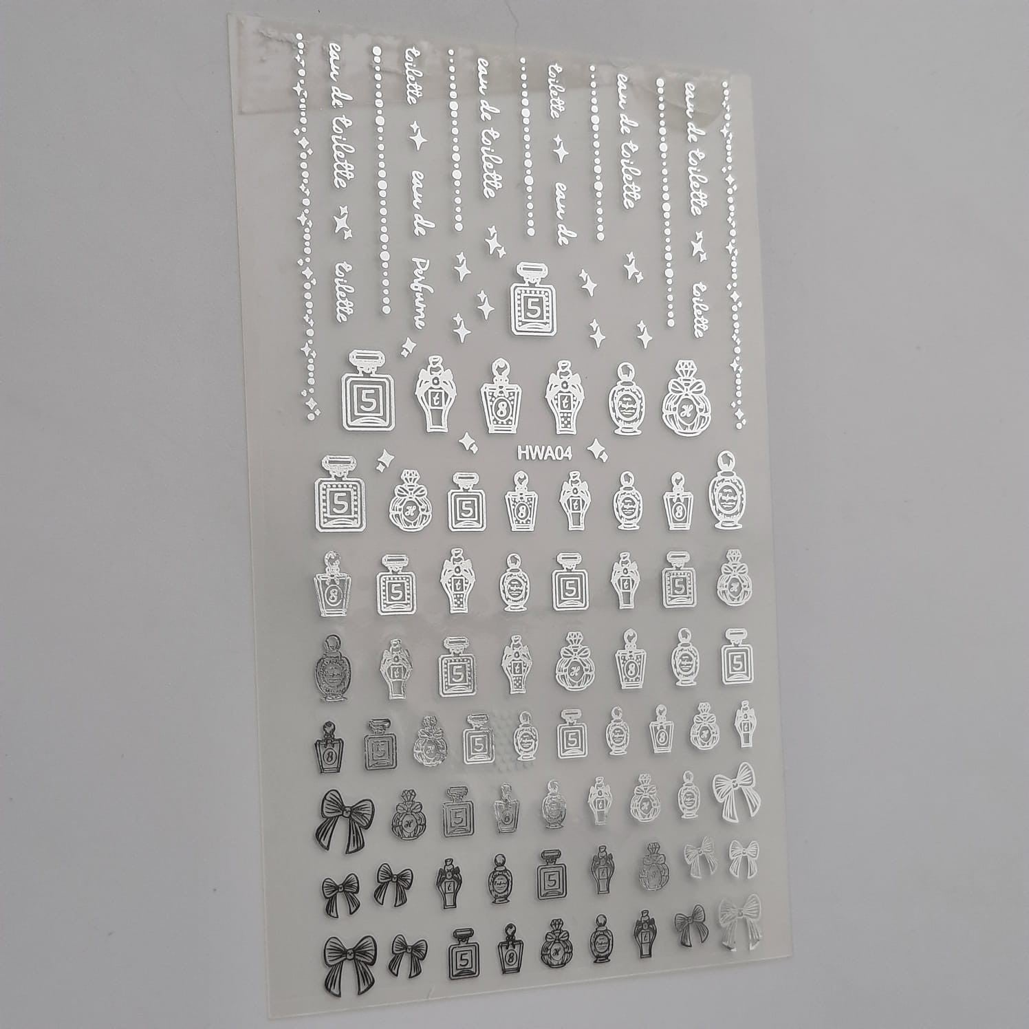 Sticker girl plateado