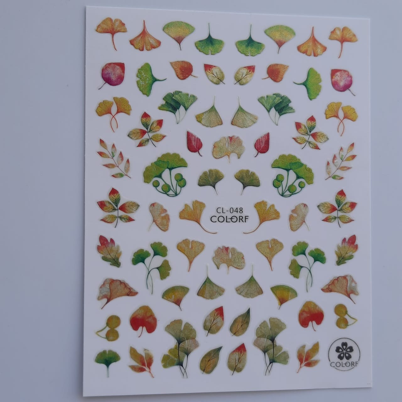 Sticker hojas metalicas 2