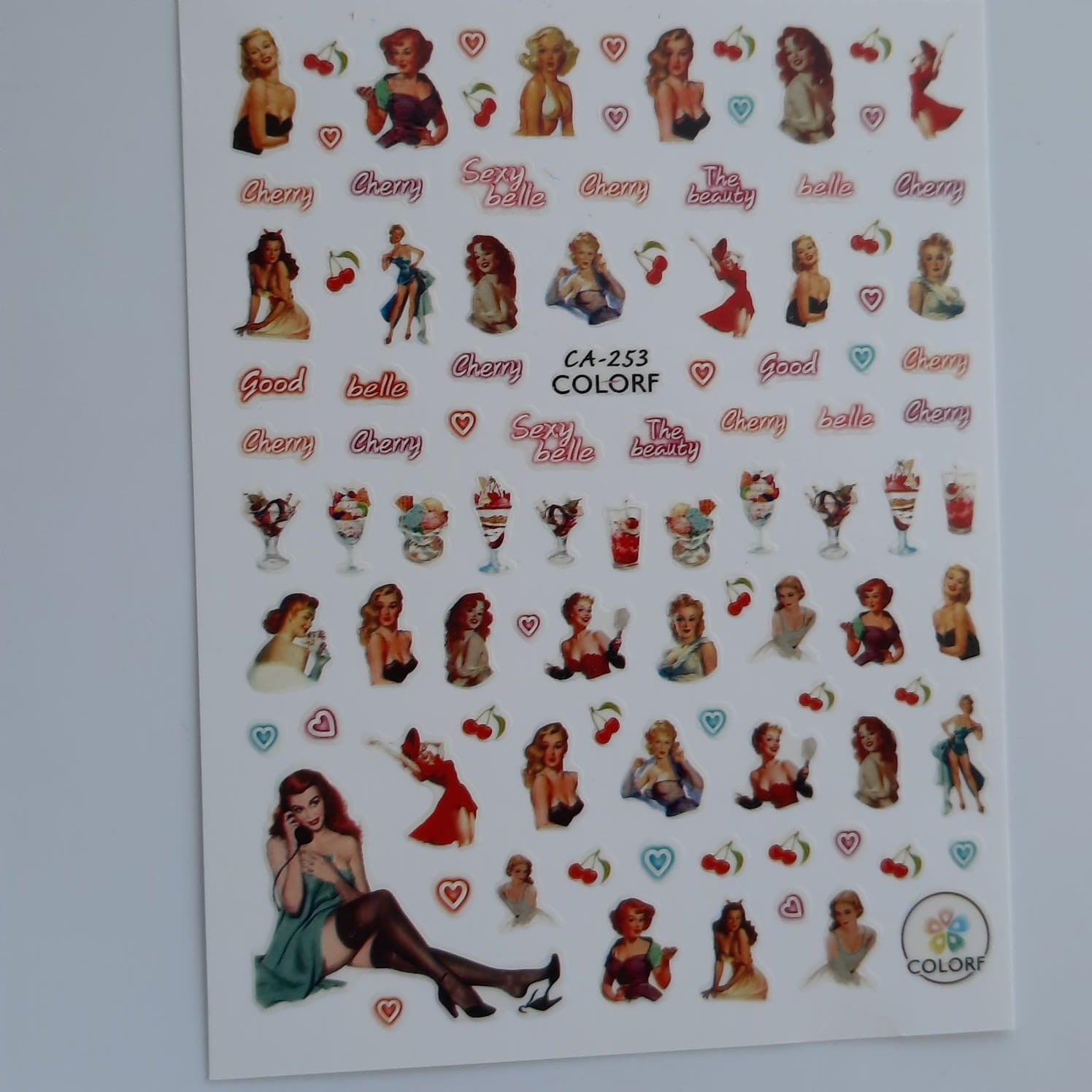 Sticker pin up 253