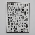 Sticker letras cuadradas