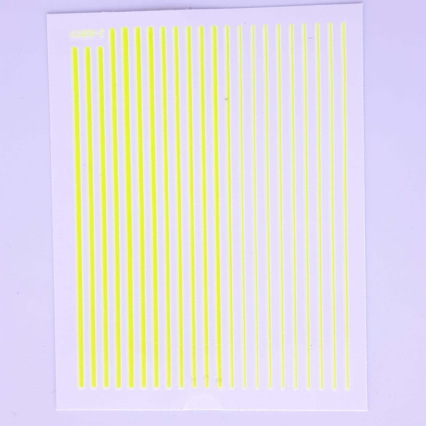 Sticker lineas amarillo neon