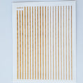 Sticker lineas dorado tornasol