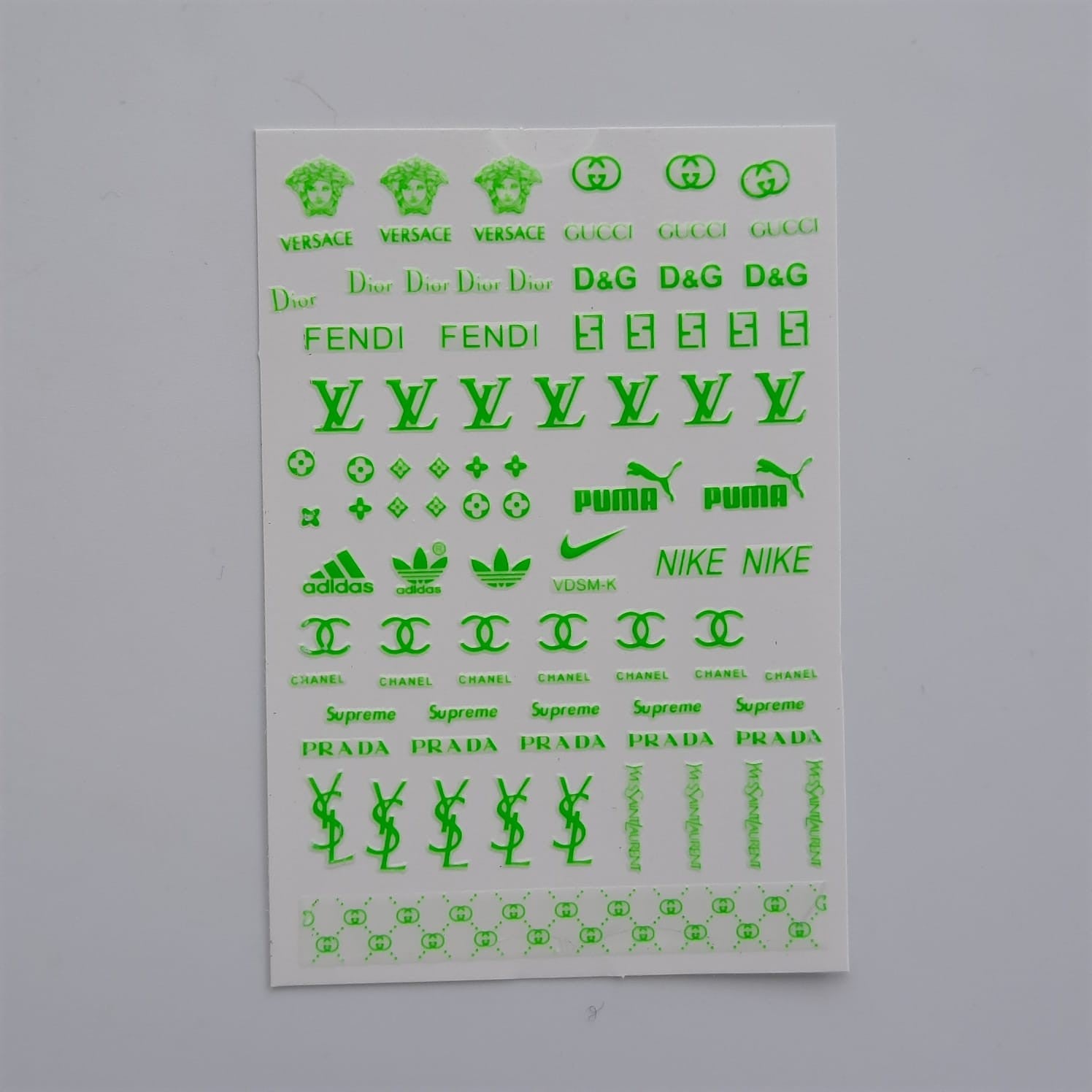 Sticker Louis Vuitton verde neon