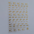 Sticker nike dorado