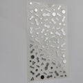 Sticker piñas plateado