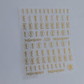 Sticker yves saint laurent dorado