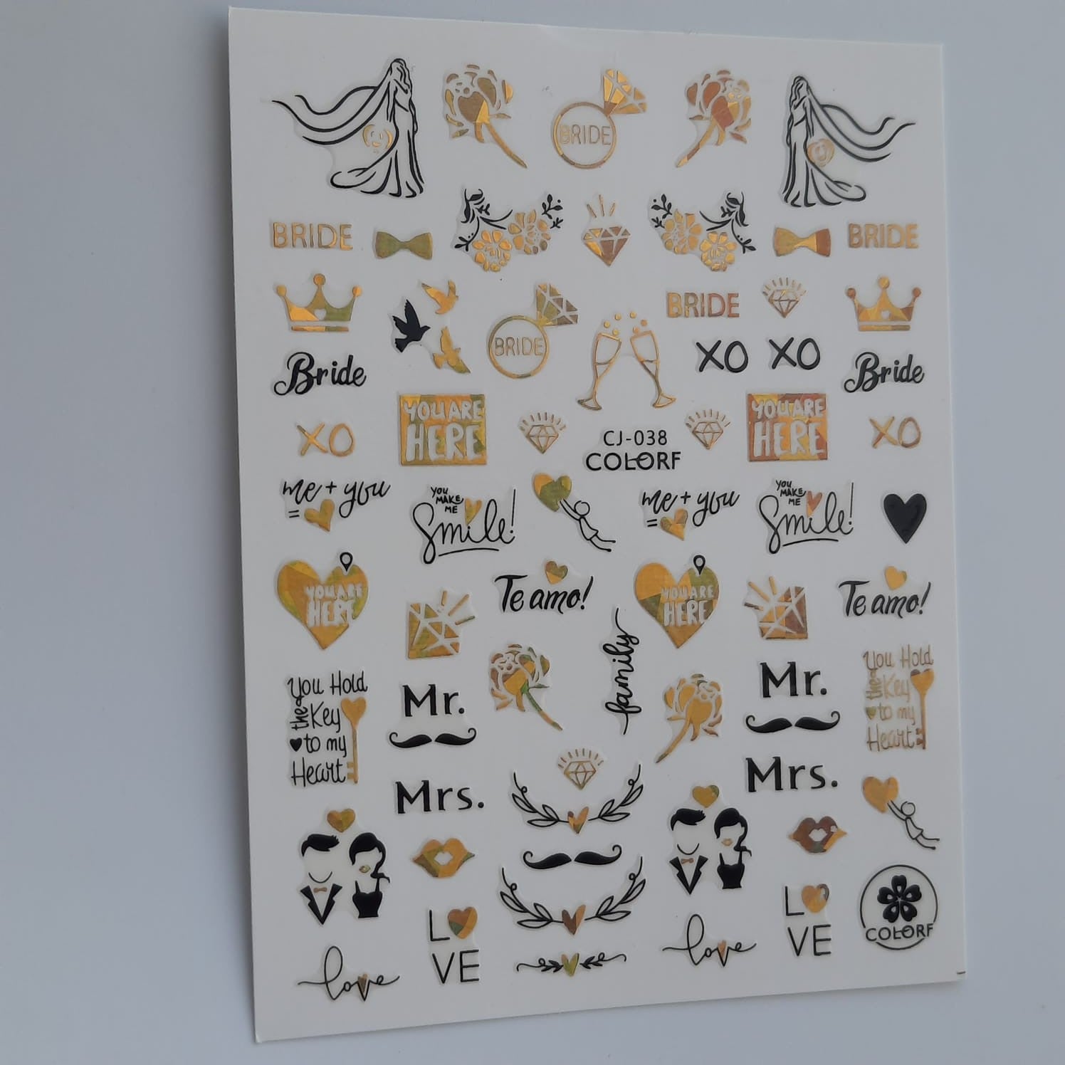 Stickers bride CJ038