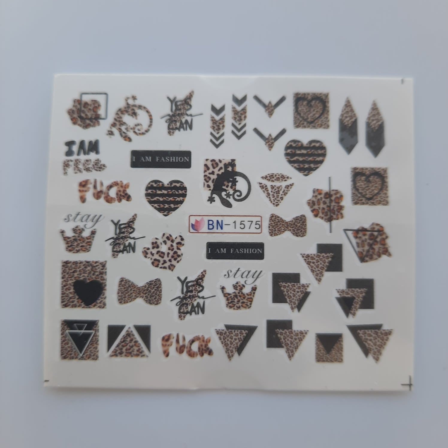 Tatuaje al agua animal print 1575