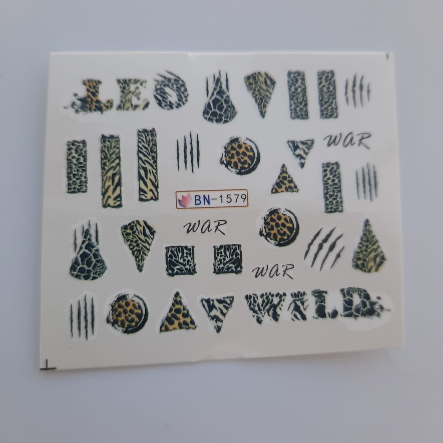 Tatuaje al agua animal print 1579