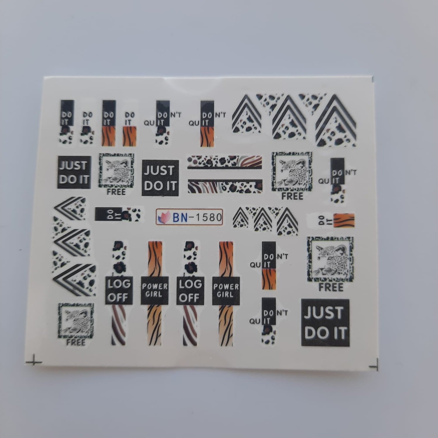 Tatuaje al agua animal print 1580