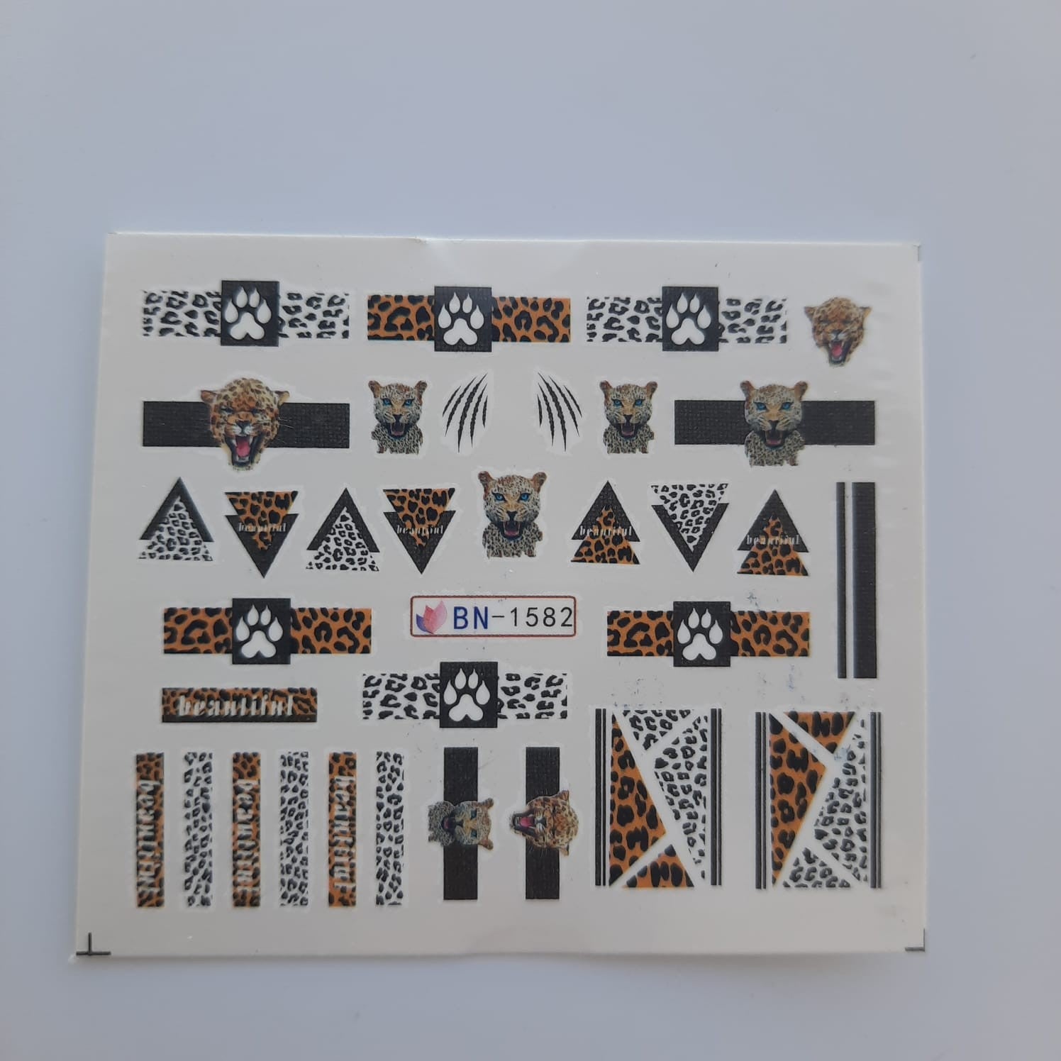 Tatuaje al agua animal print 1582